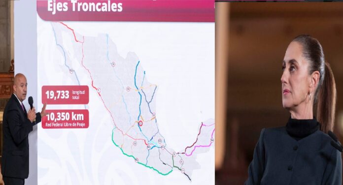 Claudia Sheinbaum carreteras federales