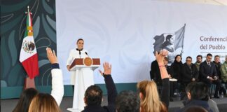 En Estado de México, reducción de 54 por ciento en homicidio doloso: presidenta Sheinbaum