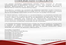 Ocho países latinoamericanos rechazan decreto de Xiomara Castro y respaldan resultados electorales en Honduras