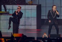 Brillan Emmanuel y Mijares durante su presentación en Madrid