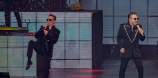 Brillan Emmanuel y Mijares durante su presentación en Madrid