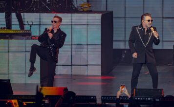 Brillan Emmanuel y Mijares durante su presentación en Madrid