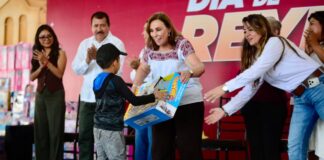 Las niñas y los niños deben ser felices: Rocío Nahle celebra Día de Reyes en Álamo.
