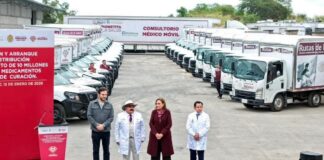 Rocío Nahle encabeza arranque de distribución de más de 10 millones de medicamentos.