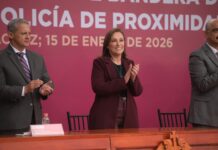 La gobernadora Rocío Nahle anuncia inversiones por más de 950 millones de dólares en Veracruz.