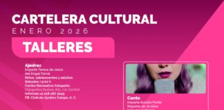 Invita Ayuntamiento de Xalapa a disfrutar de diversas actividades culturales.