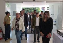 Con integrantes del Órgano de Gobierno de la CMAS, autoridades municipales evaluaron la operatividad del organismo