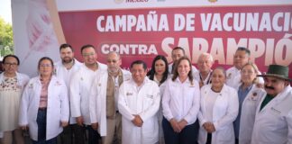 Veracruz se anticipa a riesgos sanitarios con la Campaña contra el sarampión: Rocío Nahle