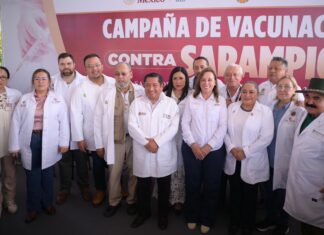 Veracruz se anticipa a riesgos sanitarios con la Campaña contra el sarampión: Rocío Nahle
