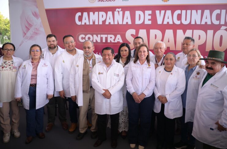Veracruz se anticipa a riesgos sanitarios con la Campaña contra el sarampión: Rocío Nahle