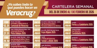 Planea tu visita; Veracruz te espera con una amplia agenda de actividades.