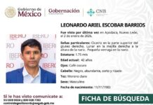 La Fiscalía de Nuevo León confirma la localización con vida del maestro colombiano.