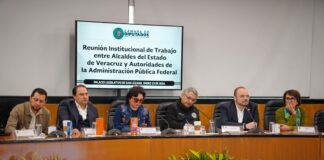 Alcaldesas y alcaldes de MC Veracruz realizan jornada de trabajo en CDMX