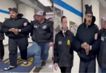 Maduro desea feliz año a agentes al ser ingresado a la DEA #Video