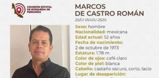 Caso Marcos de Castro Román: más de un mes de incertidumbre .