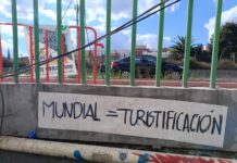 Primera Caravana Mundialista: colectivos se unen contra el “Mundial del despojo”.