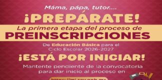 SEV alista convocatoria de preinscripciones para el ciclo escolar 2026–2027