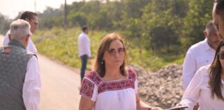 Obra por obra y en territorio, Rocío Nahle verifica la calidad de carreteras