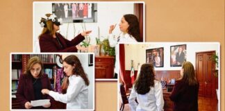 Gobernadora Nahle recibe a estudiante veracruzana galardonada con premio internacional de educación