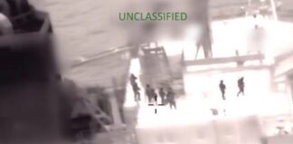 Desde el Gerald Ford EEUU intercepta y asegura al cisterna Olina en el Caribe