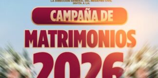Registro Civil convoca a parejas en unión libre a la Campaña de Matrimonios.