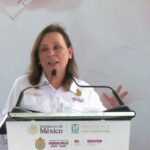 Gobernadora Rocío Nahle llama a vacunarse contra el sarampión.