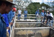 CAEV rehabilita potabilizadora en Rodríguez Clara .