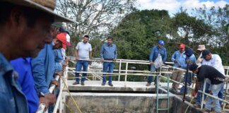 CAEV rehabilita potabilizadora en Rodríguez Clara .