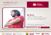 SECVER invita a taller de lectura de poesía hispanoamericana El Eco en el Centro Cultural Coatepec