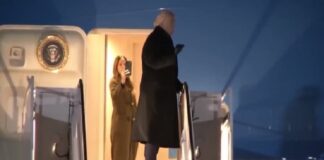 Air Force One regresa a Washington por falla eléctrica durante viaje de Trump a Davos