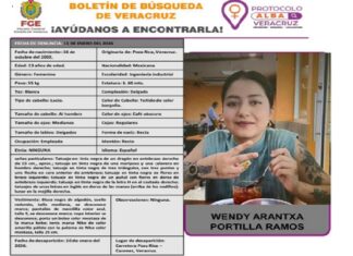 Gobernadora de Veracruz confirma desaparición de Wendy Arantxa Portilla, novia del periodista asesinado