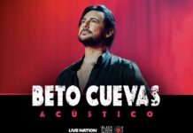Beto Cuevas anuncia gira acústica USA 2026 con 10 fechas en Estados Unidos.