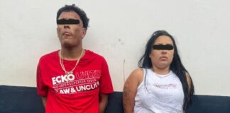 #Xalapa: SSP y Policía Municipal detuvieron a pareja por presunto robo con violencia