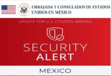 EEUU emite alerta de seguridad ante operativos y bloqueos en diversos estados n México