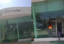 #Video: CJNG queman bancos del Bienestar en Jalisco.