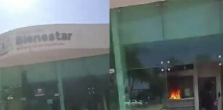 #Video: CJNG queman bancos del Bienestar en Jalisco.
