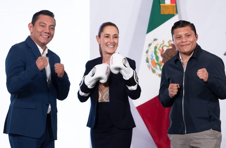 Lanzan “Boxeando por la Paz” para 100 mil niños con apoyo de cinco mil boxeadores: presidenta Sheinbaum