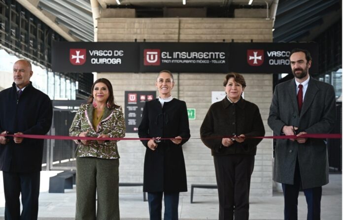 Claudia Sheinbaum inaugura tren Toluca CDMX