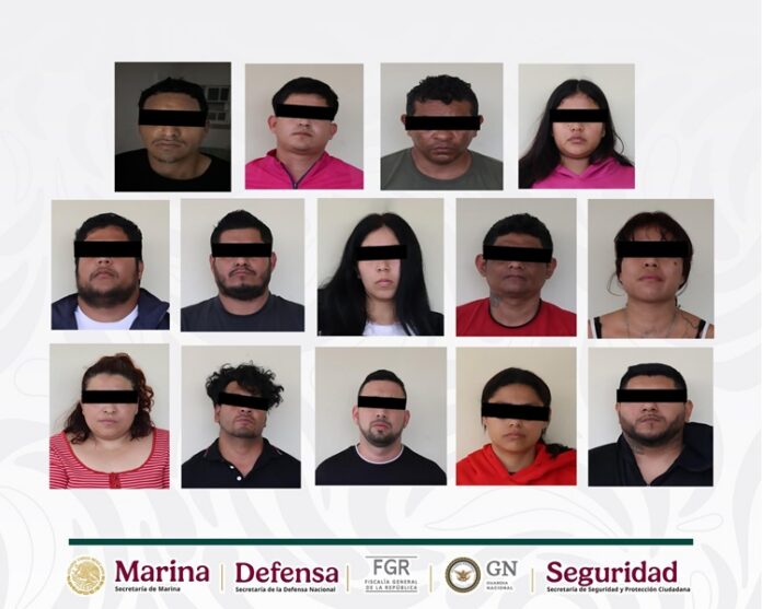 Detenidos por gabinete de seguridad y autoridades de Veracruz