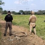 FGR inhabilita toma clandestina de hidrocarburo en Ciudad Isla, Veracruz