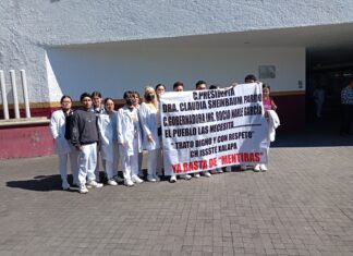 Internos y becarios del ISSSTE Xalapa denuncian abusos, violencia y maltrato laboral.
