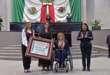 Entrega Congreso a María Luisa Bandala la medalla Adolfo Ruiz Cortines 2025.