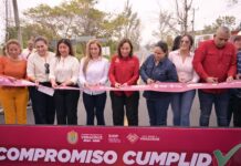 Cumple Rocío Nahle compromiso de campaña y brinda certeza social a la región del Sotavento.