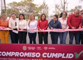 Cumple Rocío Nahle compromiso de campaña y brinda certeza social a la región del Sotavento.