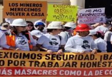 Mineros mexicanos inician protestas nacionales por asesinato de compañeros en Sinaloa