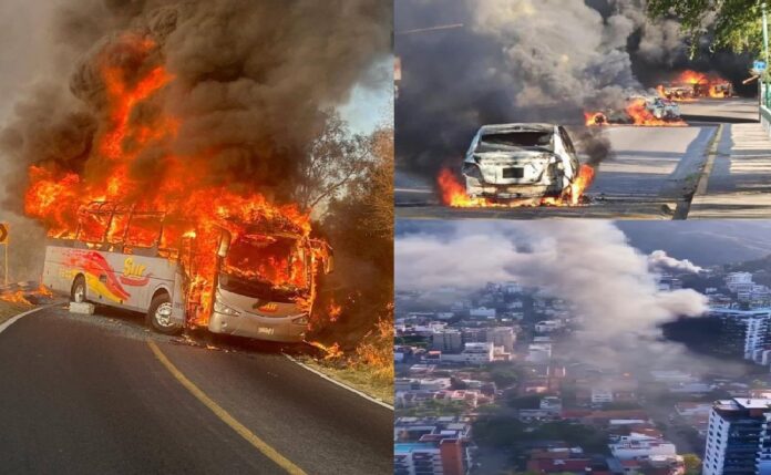 Narcobloqueos del CJNG 22.02.2026