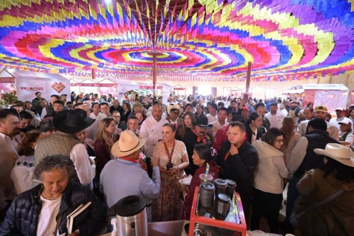 Rocio Nahle en fiesta de Tlacotalpan