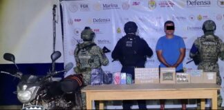 Decomisa SSP más de 300 dosis de estupefacientes y aprehende a 46 personas.