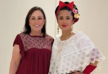 Rocío Nahle agradece a Salma Hayek por llevar Veracruz al cine global