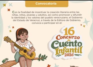 Convoca Gobierno de Veracruz al 16 Concurso de Cuento Infantil 2026